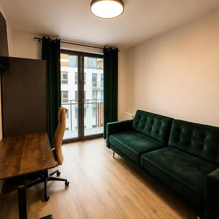 דירה Garnizon Spacious 4-separate With Balcony 2 Bathrooms And 2 Parking Spaces גדנסק